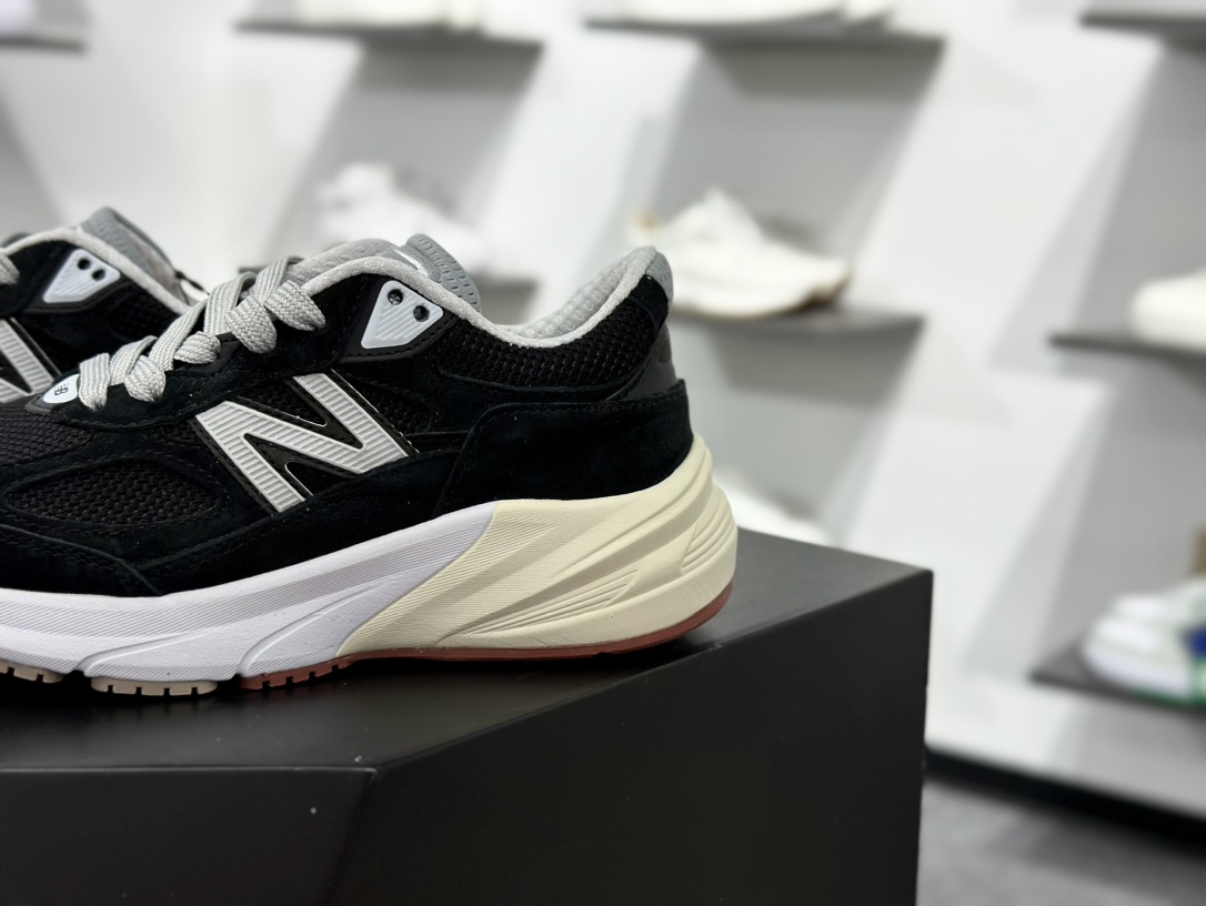 New Balance NB990 V6系列 版本 美产元祖灰色 复古休闲跑步鞋  U990LP6