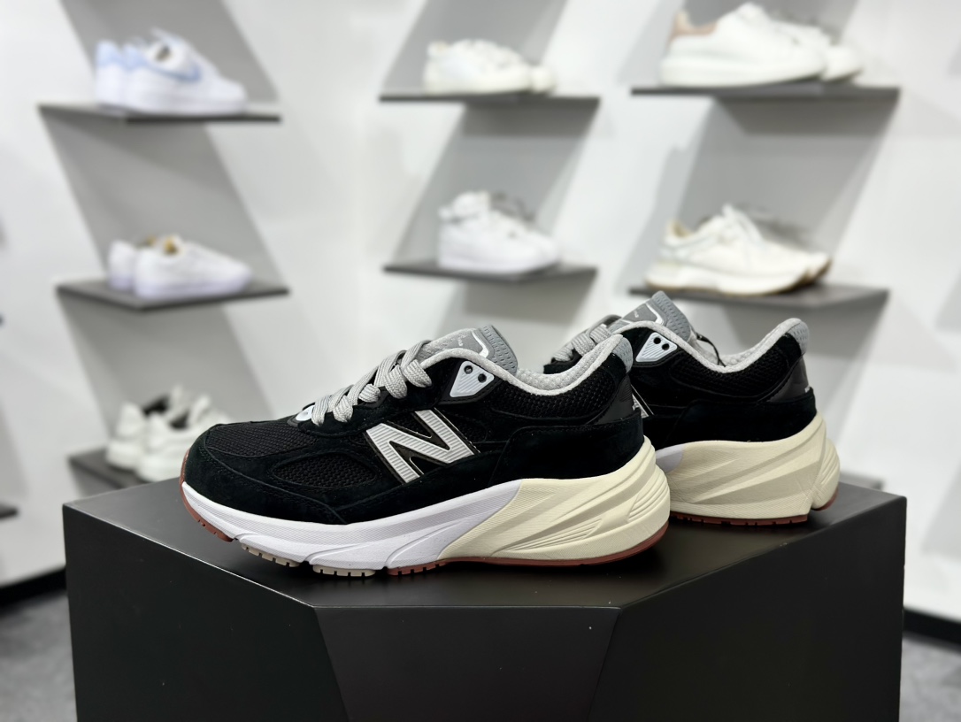 New Balance NB990 V6系列 版本 美产元祖灰色 复古休闲跑步鞋  U990LP6