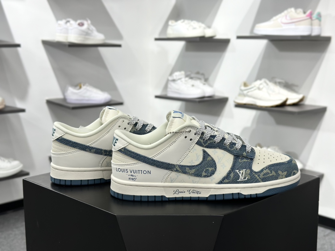 NIKE SB Dunk Low x Louis Vuitton 白蓝满天星 XP3802-336