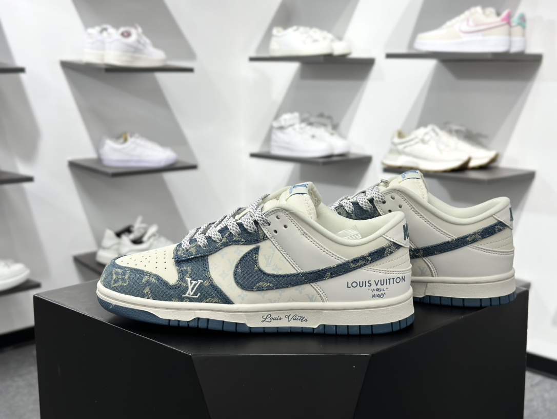 NIKE SB Dunk Low x Louis Vuitton 白蓝满天星 XP3802-336
