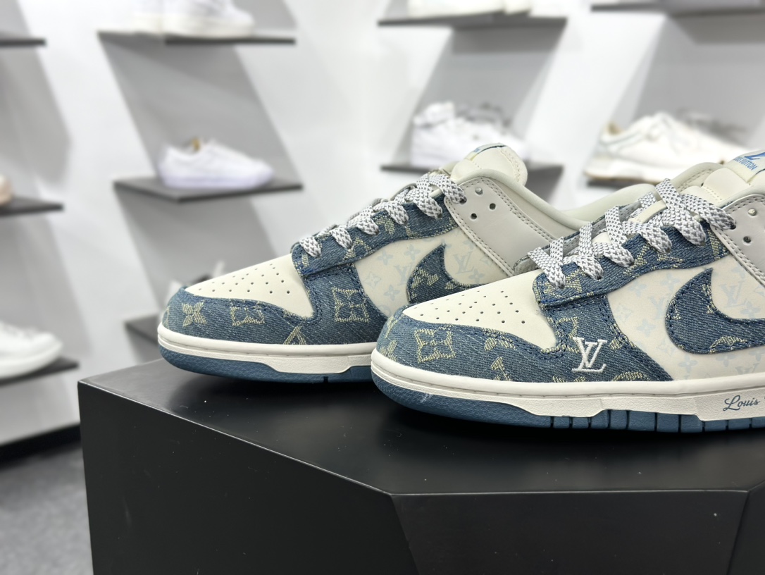 NIKE SB Dunk Low x Louis Vuitton 白蓝满天星 XP3802-336
