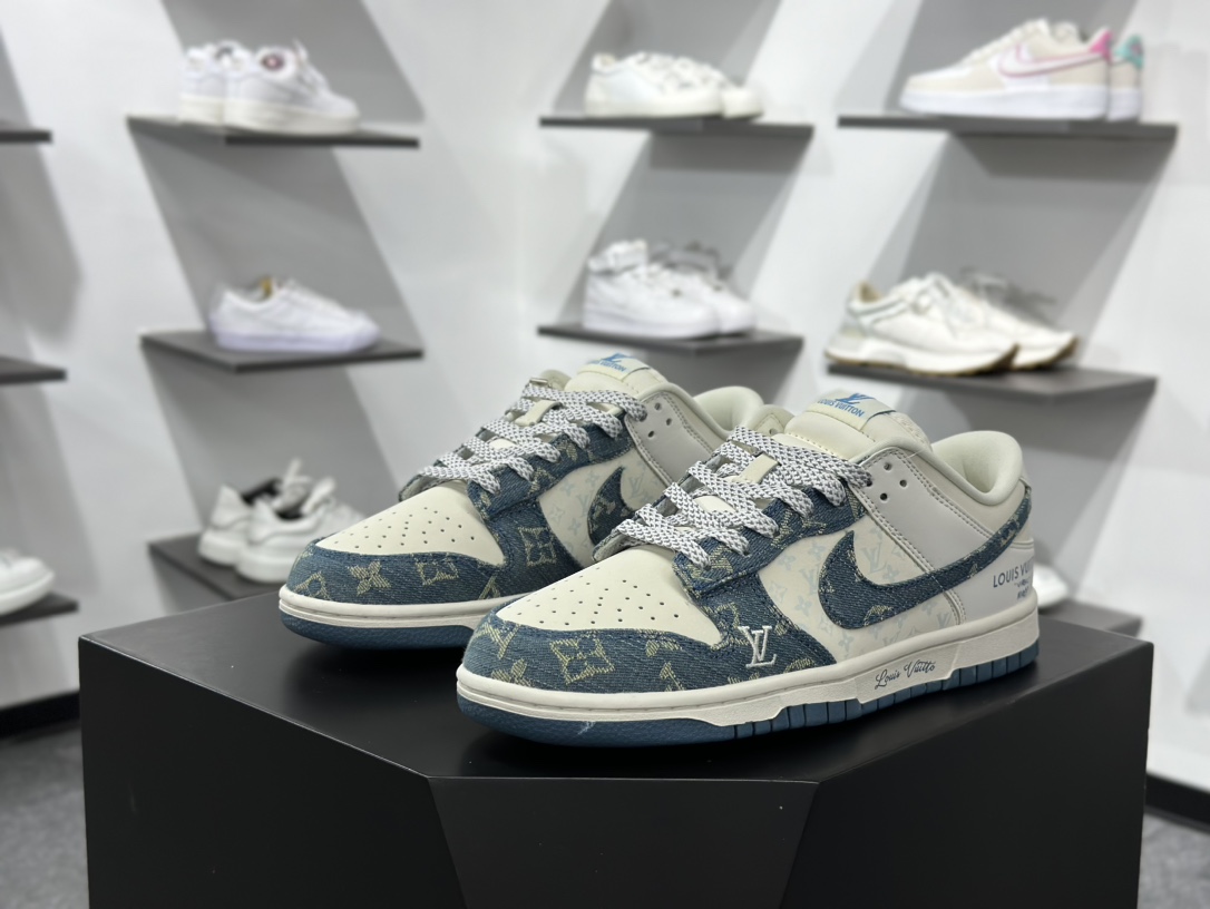 NIKE SB Dunk Low x Louis Vuitton 白蓝满天星 XP3802-336