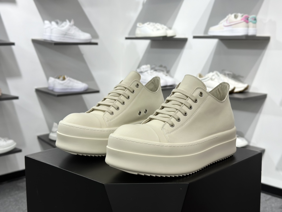 [Rick Owens Series]The laces are locked with rubber head technology [toe head
