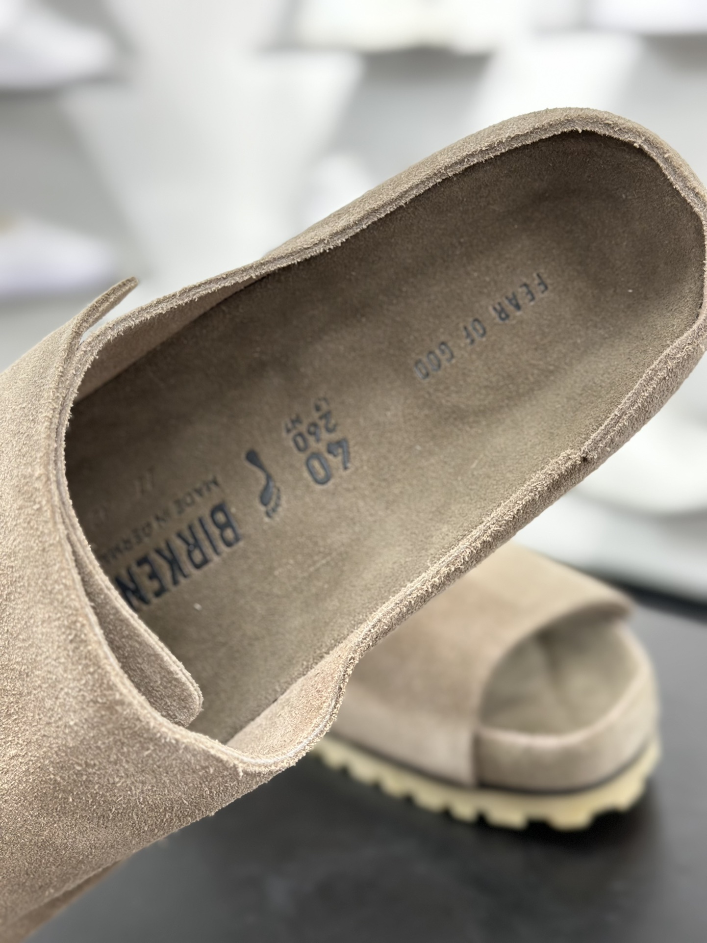 280 X1 SS FOG 新款FEAR OF GOD x Birkenstock 联名款魔术贴拖鞋来啦