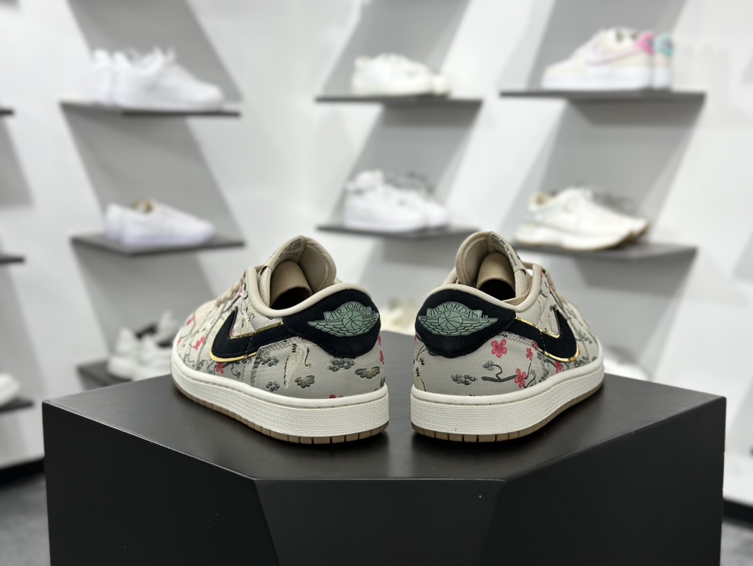 220 Air Jordan AJ1 Low 低帮 八村塁联名 花卉 HV8293-100