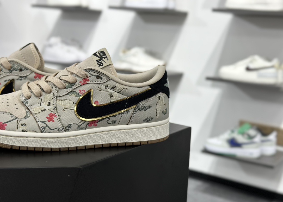 220 Air Jordan AJ1 Low 低帮 八村塁联名 花卉 HV8293-100