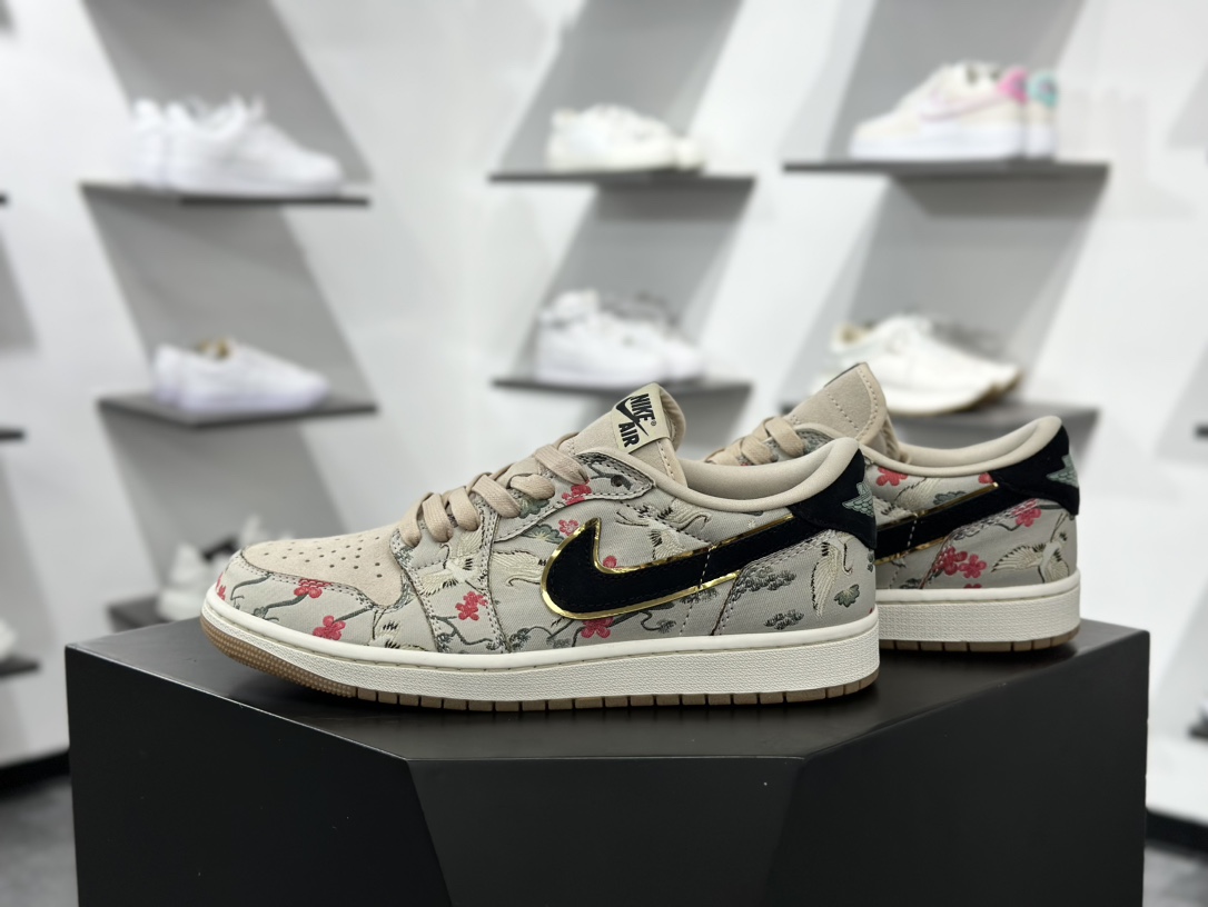 220 Air Jordan AJ1 Low 低帮 八村塁联名 花卉 HV8293-100