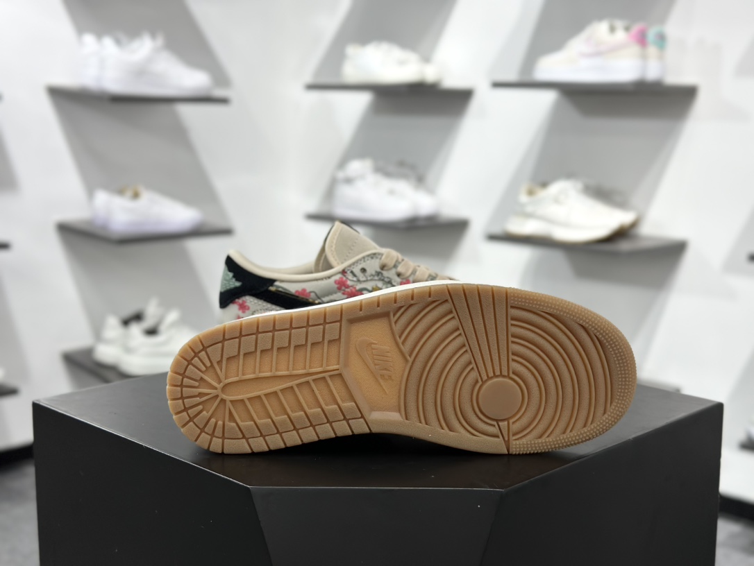 220 Air Jordan AJ1 Low 低帮 八村塁联名 花卉 HV8293-100