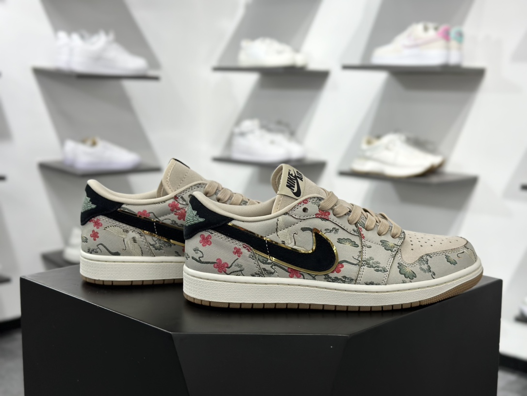 220 Air Jordan AJ1 Low 低帮 八村塁联名 花卉 HV8293-100