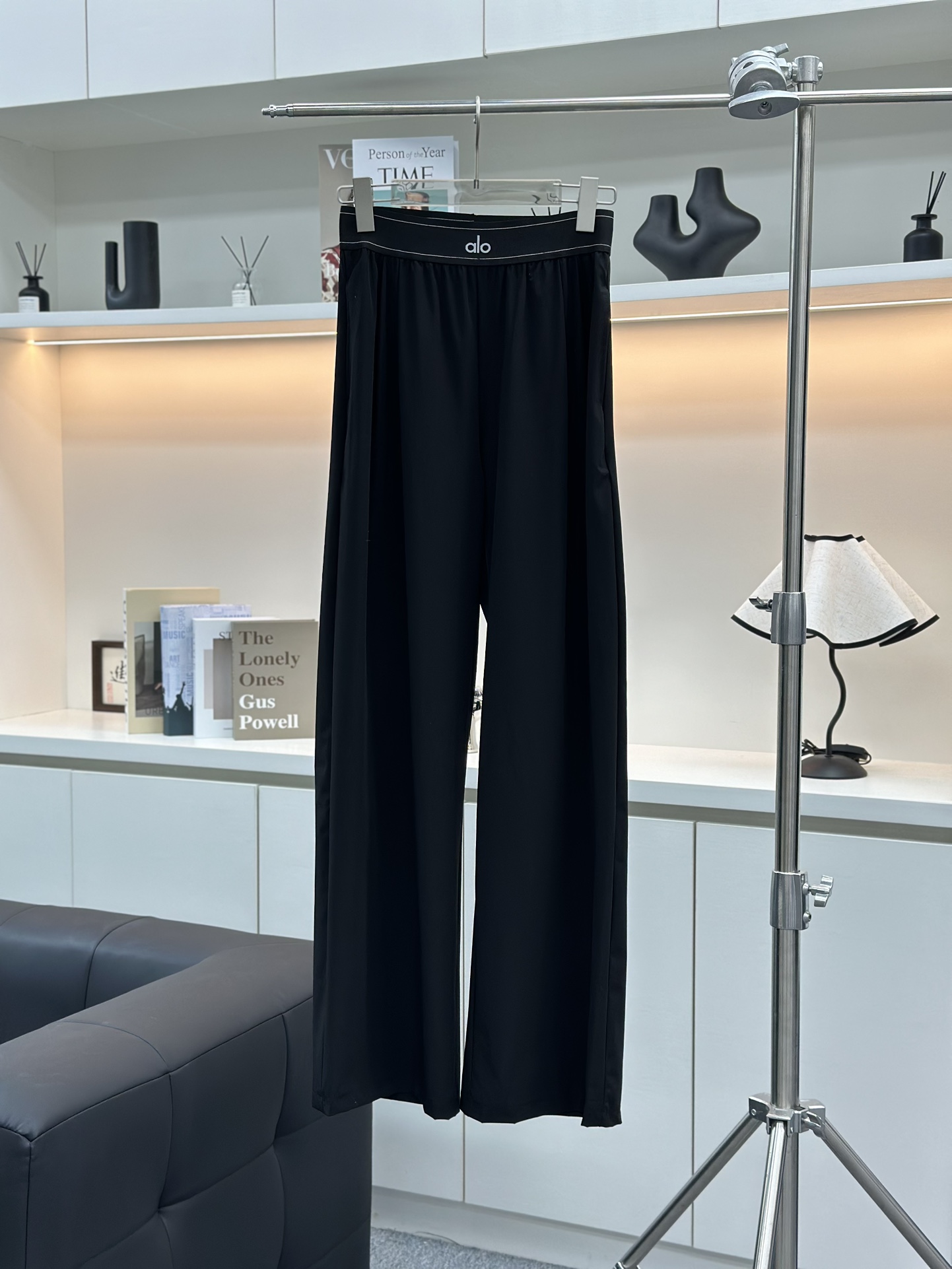 alo yoga丨Suit Up Trouser 梭织直筒松紧速干裤