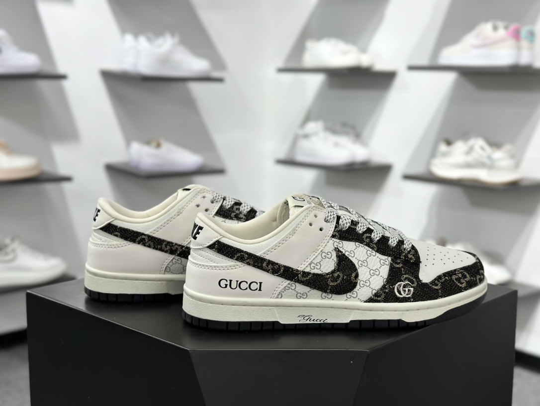 280 Nike SB Dunk Low 古驰联名 黑牛仔 低帮休闲板鞋 CH8311-286