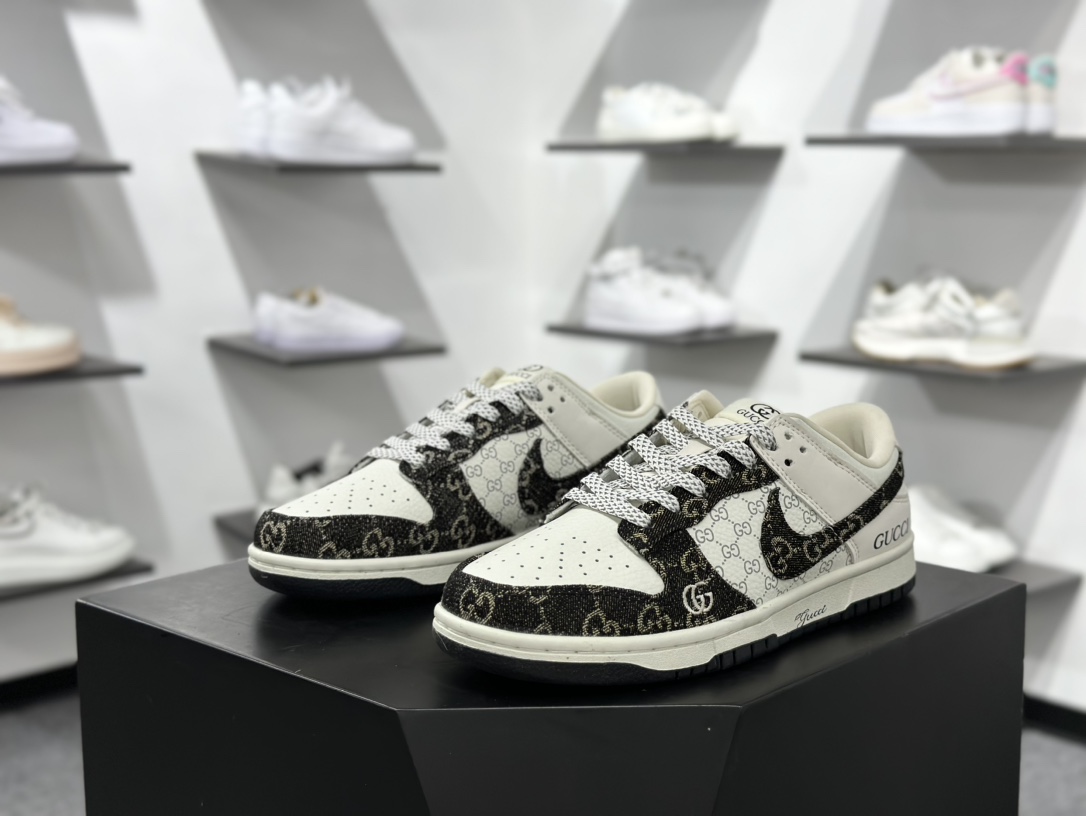 280 Nike SB Dunk Low 古驰联名 黑牛仔 低帮休闲板鞋 CH8311-286