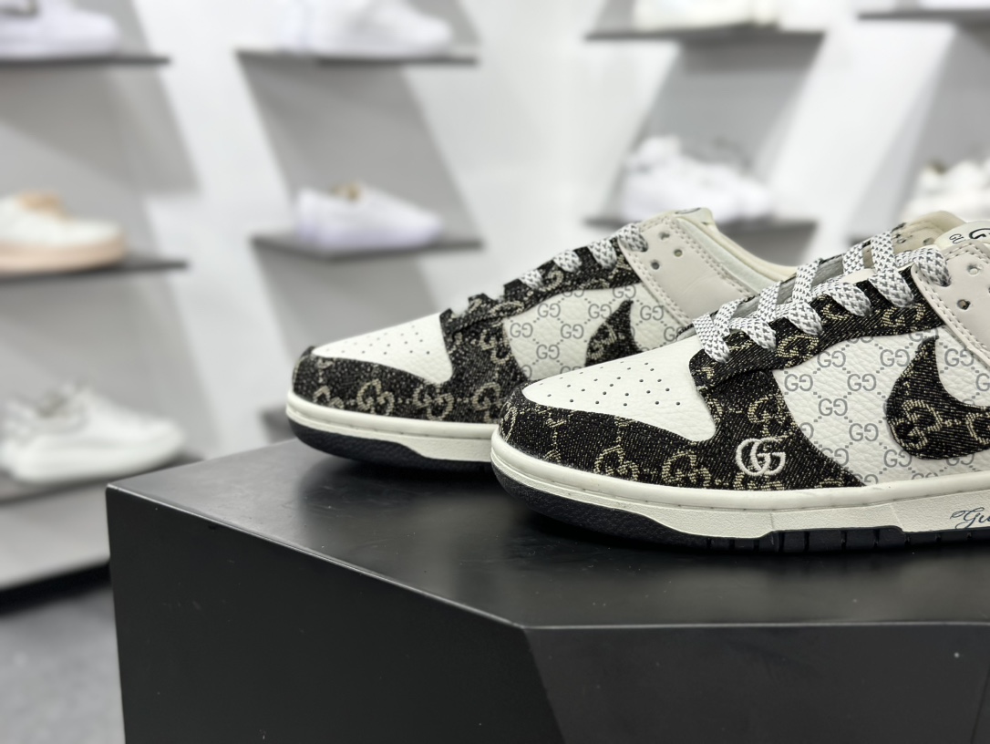 280 Nike SB Dunk Low 古驰联名 黑牛仔 低帮休闲板鞋 CH8311-286