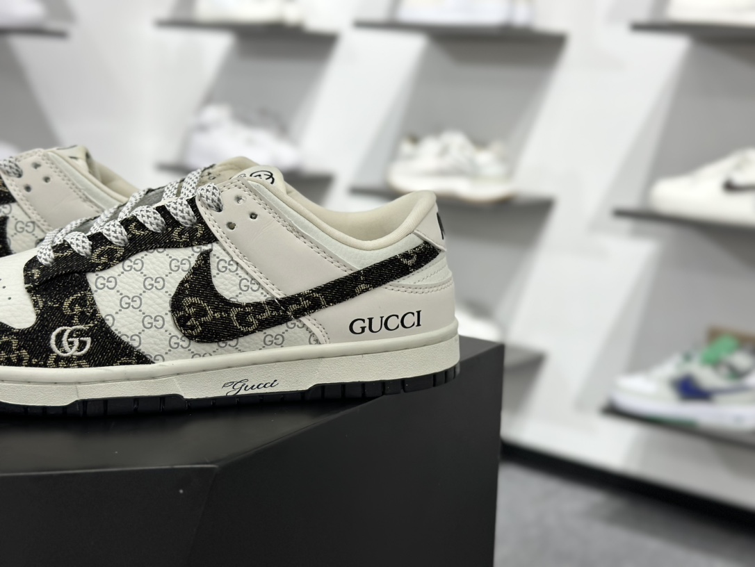 280 Nike SB Dunk Low 古驰联名 黑牛仔 低帮休闲板鞋 CH8311-286