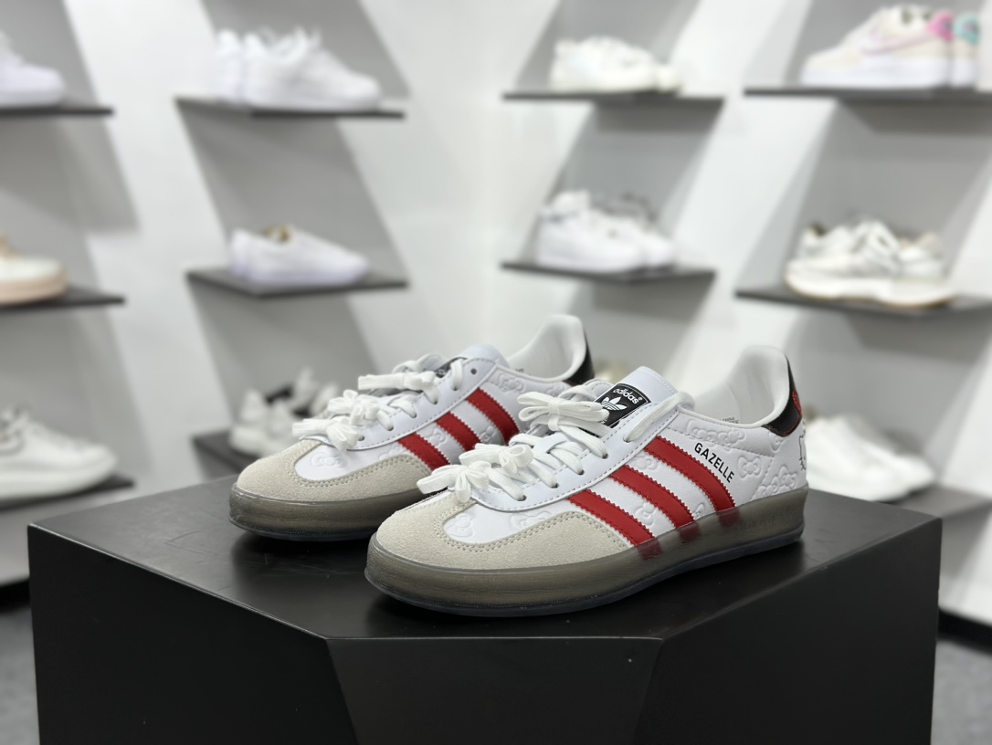 200 AD Gazelle Indoor Trainers 羚羊内训系列低帮复古百搭休闲运动德训风板鞋 II0013
