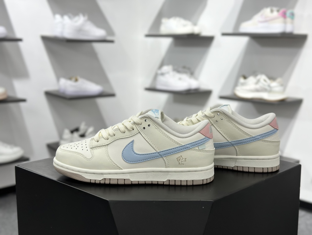 240 Nike SB Dunk Low 丘比特之心 奶油蓝粉 YW0212-012