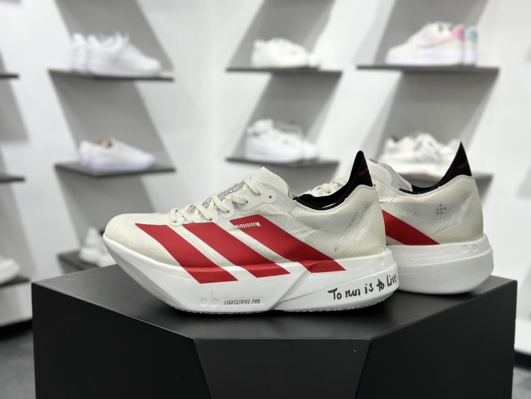 220 AD Adizero Adios Pro 4 马拉松竞速专业跑鞋 JR6363