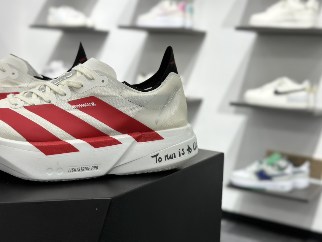 220 AD Adizero Adios Pro 4 马拉松竞速专业跑鞋 JR6363