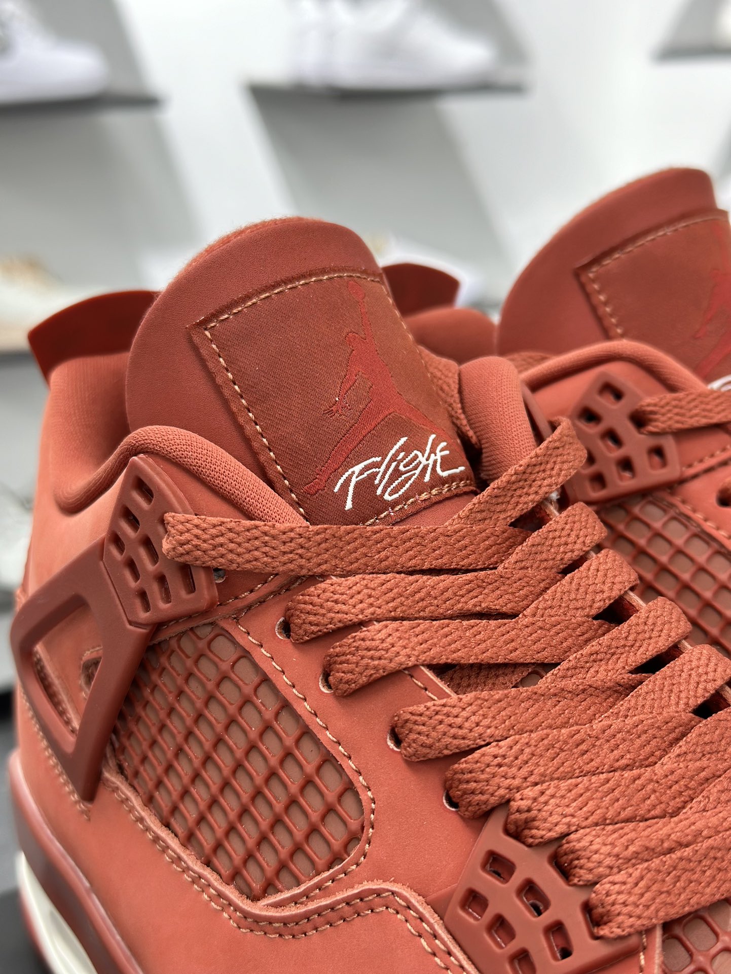 260 Nigel Sylvester x Nike Air Jordan 4 ”Brick by Brick”迈克尔·乔丹AJ4代中帮篮球鞋“联名红橙” HF4340-800