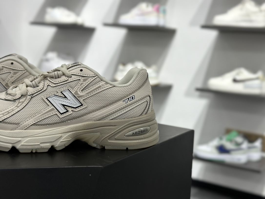 200 NB新百伦New Balance MR740系列低帮复古老爹风休闲运动慢跑鞋“奶茶色奶油底” U740LN1