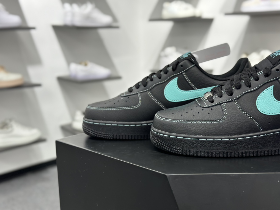 180 Nike Air Force 1 Low 07 ”Black Tiffany” 黑色极光绿 HQ2037-002