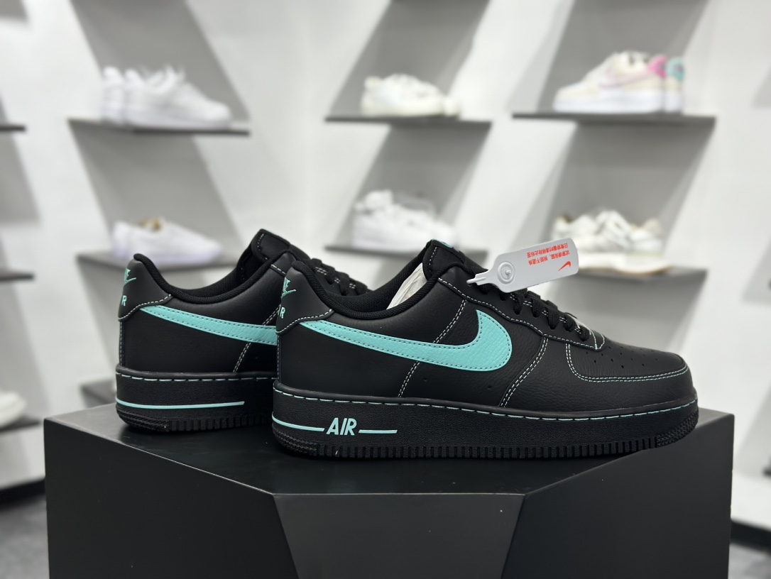 180 Nike Air Force 1 Low 07 ”Black Tiffany” 黑色极光绿 HQ2037-002