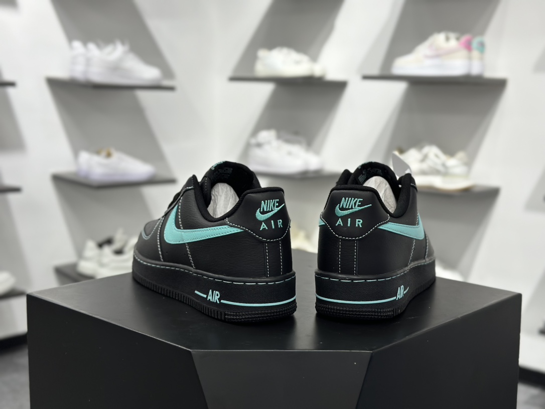 180 Nike Air Force 1 Low 07 ”Black Tiffany” 黑色极光绿 HQ2037-002