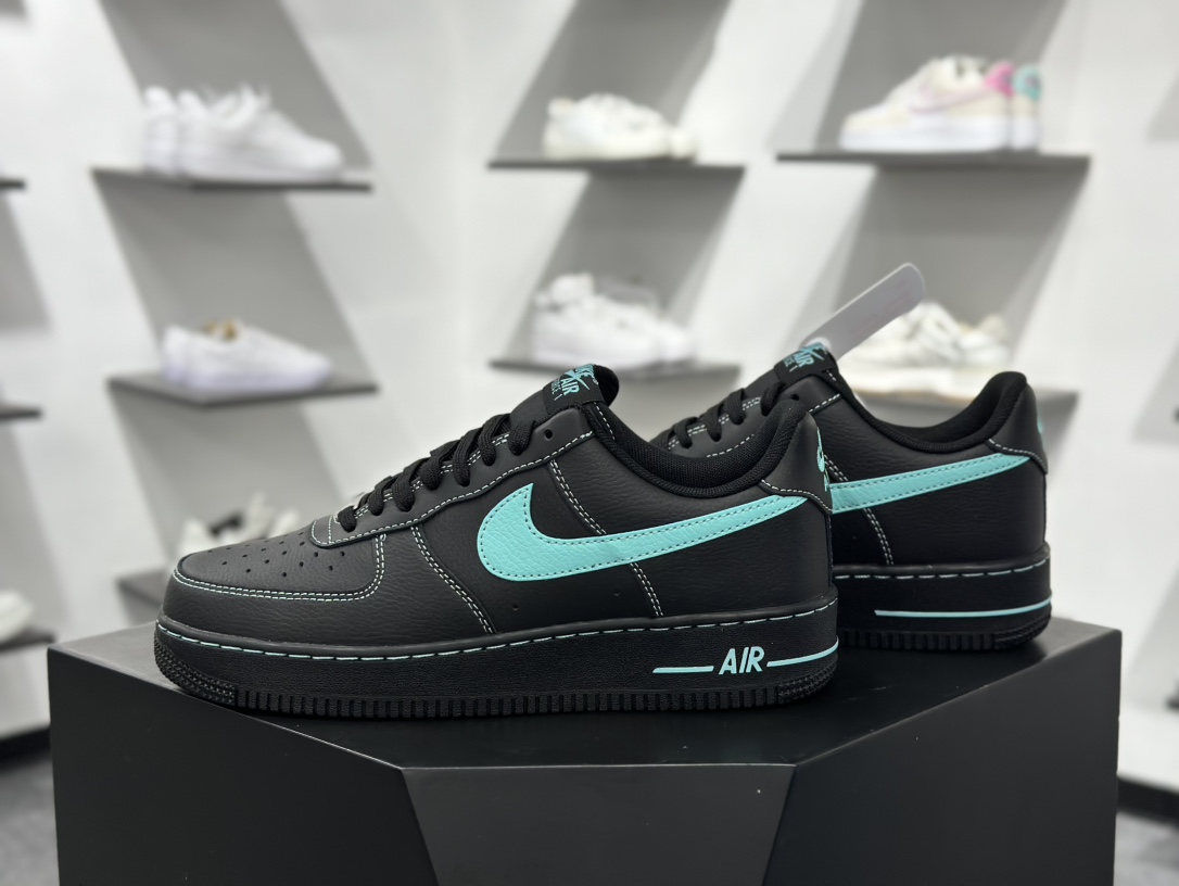 180 Nike Air Force 1 Low 07 ”Black Tiffany” 黑色极光绿 HQ2037-002