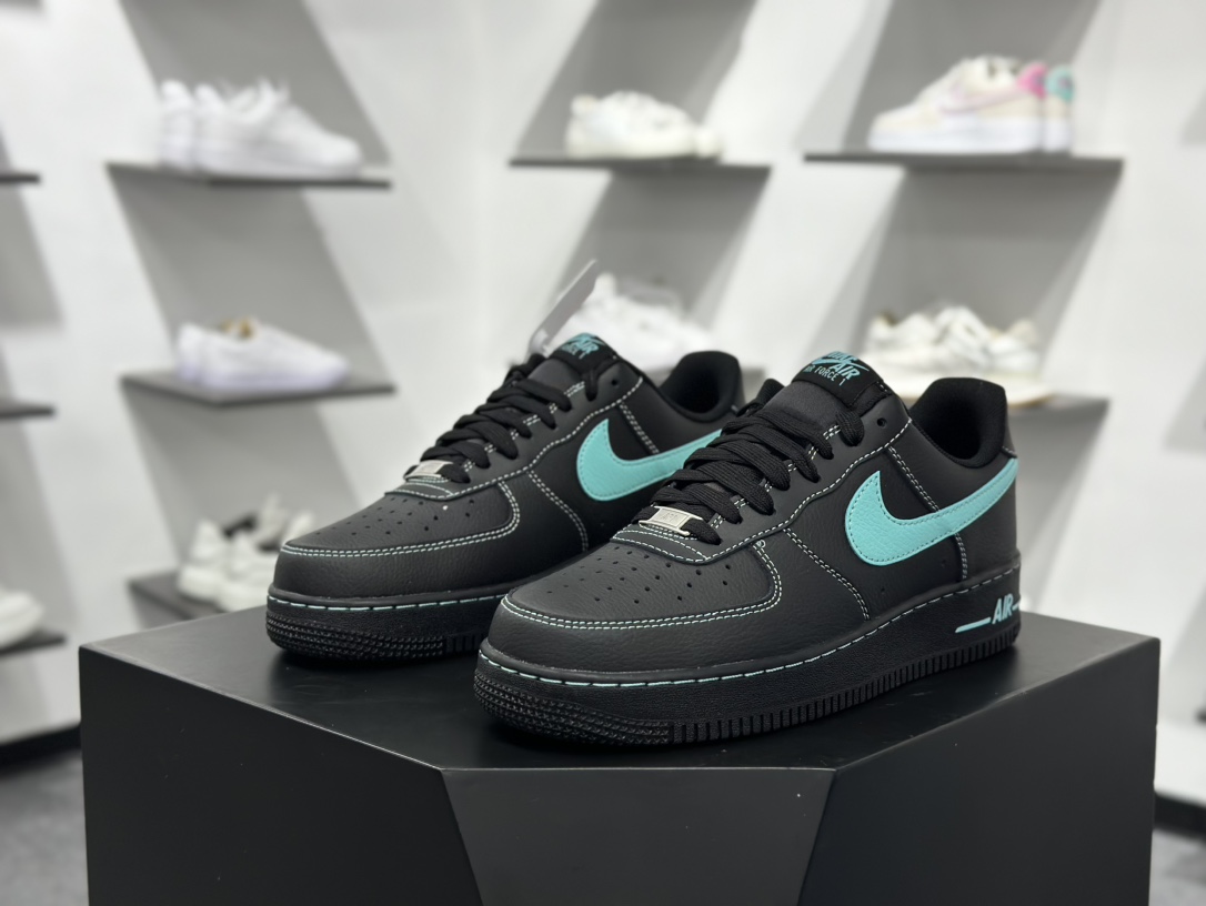 180 Nike Air Force 1 Low 07 ”Black Tiffany” 黑色极光绿 HQ2037-002