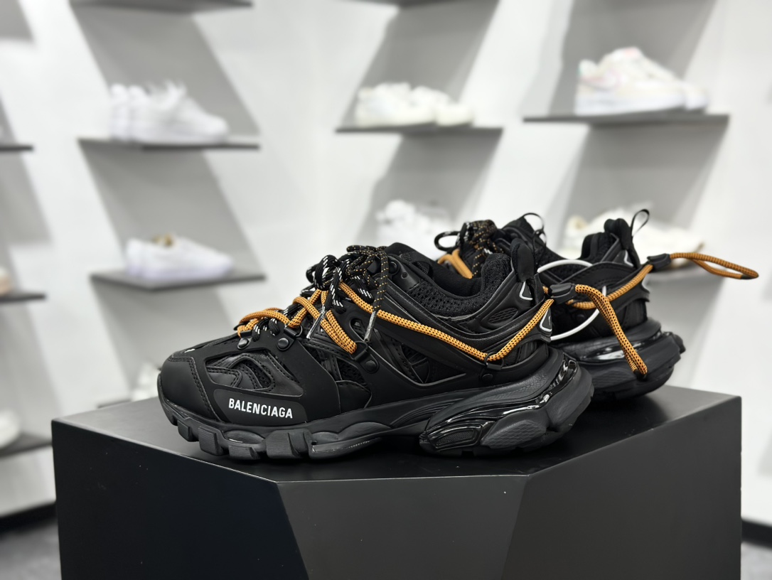 480 Balenciaga 巴黎世家3.0低帮老爹鞋 Balenciaga3.0 Track.2 Open Sneaker 巴黎世家3.0 三代户外概念鞋 800592 WTRHK 1000