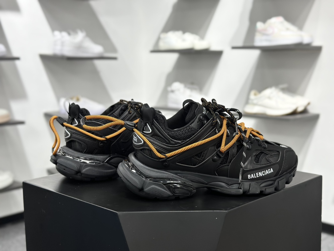 480 Balenciaga 巴黎世家3.0低帮老爹鞋 Balenciaga3.0 Track.2 Open Sneaker 巴黎世家3.0 三代户外概念鞋 800592 WTRHK 1000
