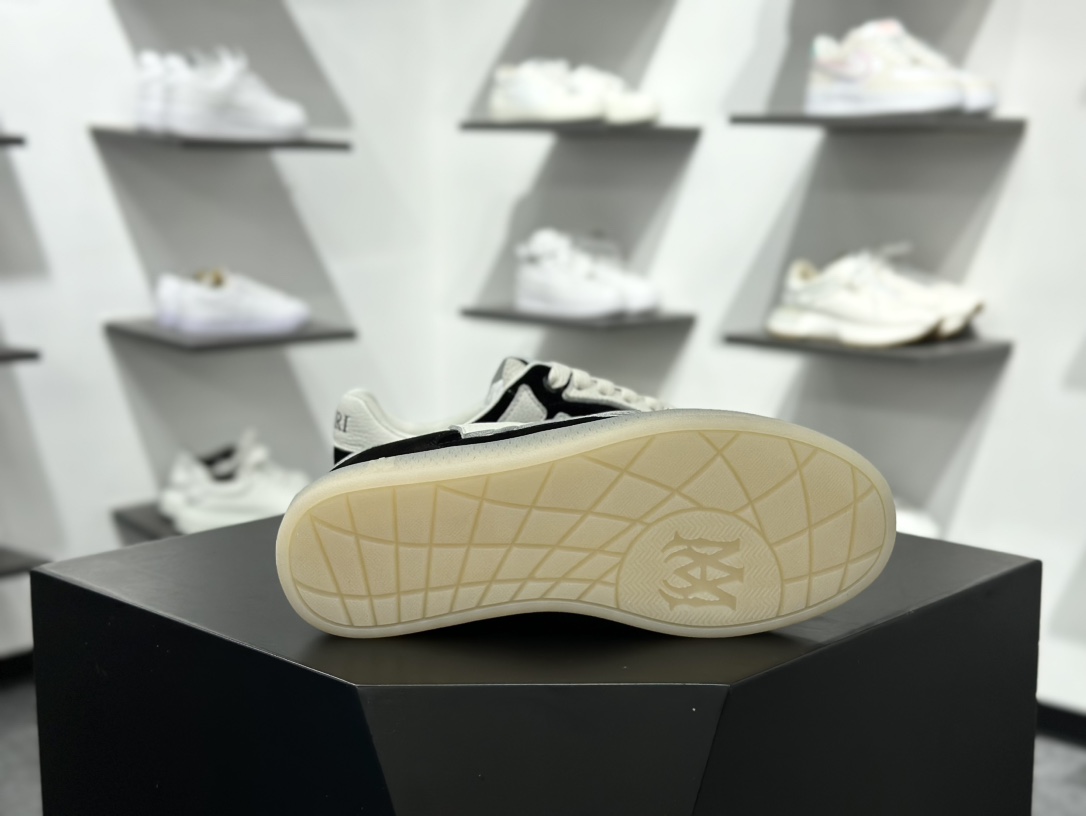 400 AMIRI x MMY/Maison MIHARA YASUHIRO Original Alabaster Low ”Bones”AllStar头盖版百搭帆布板鞋“联名帆布米白黑脚骨” AMFOSR1102-001