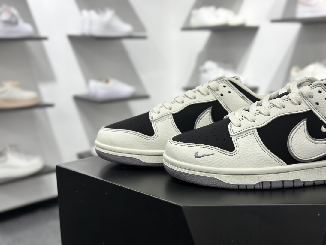 280 Nike SB Dunk Low 北面联名 奶白黑灰 周年高端定制 低帮休闲板鞋 SC9207-404