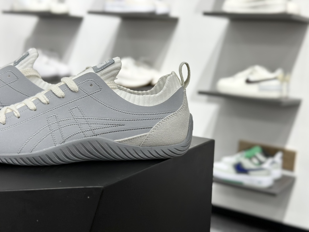 180 Onitsuka Tiger鬼冢虎 Sclaw 灰色低帮生活休闲袜子鞋  1183B969-020