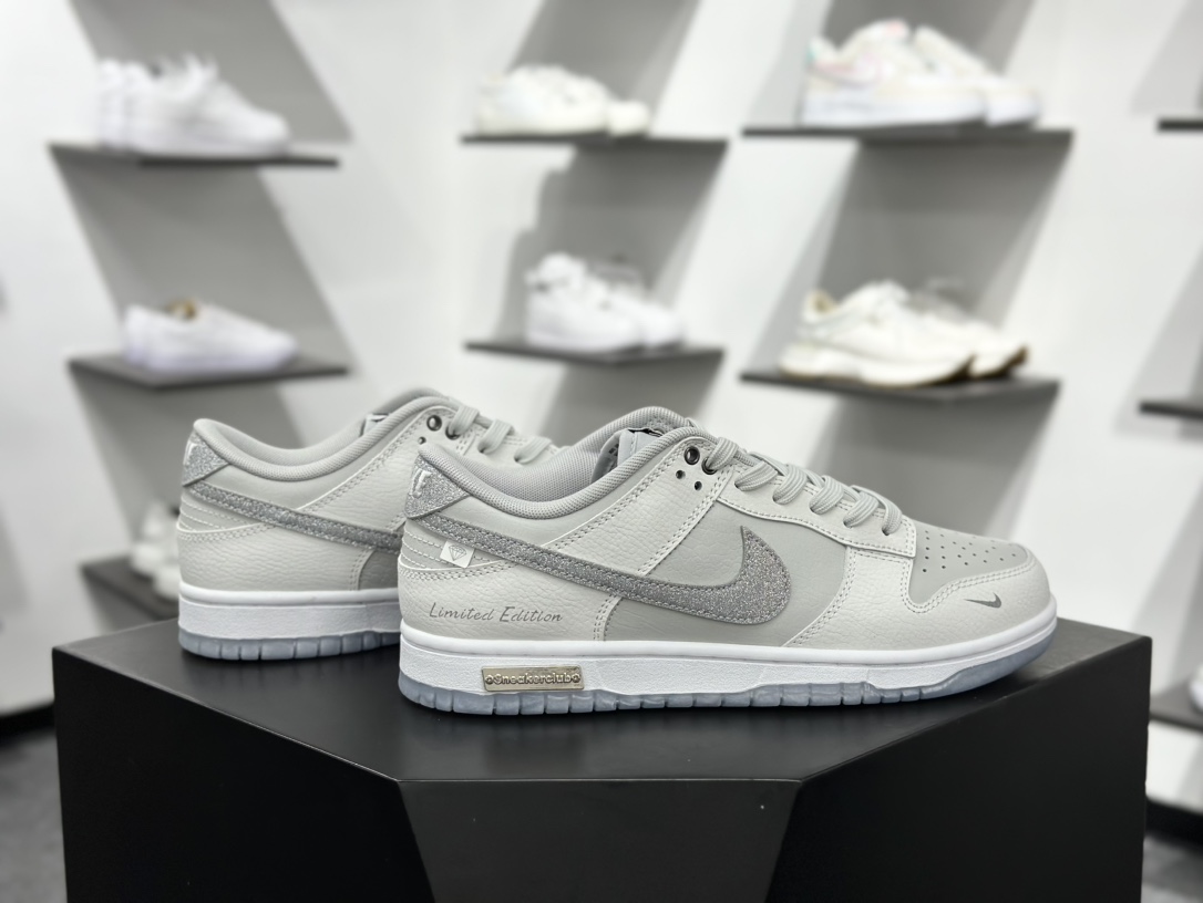 280 Nike SB Dunk Low 白色恋人 闪钻 解构抽绳鞋带  WG0218-018