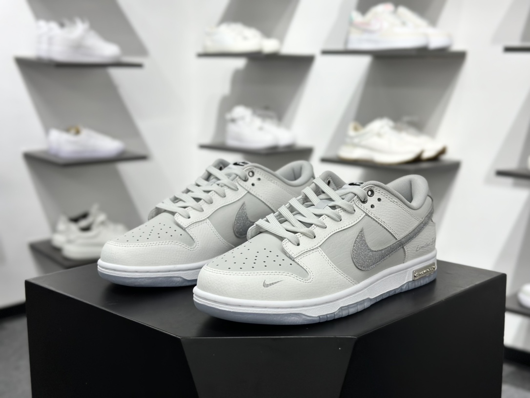 280 Nike SB Dunk Low 白色恋人 闪钻 解构抽绳鞋带  WG0218-018