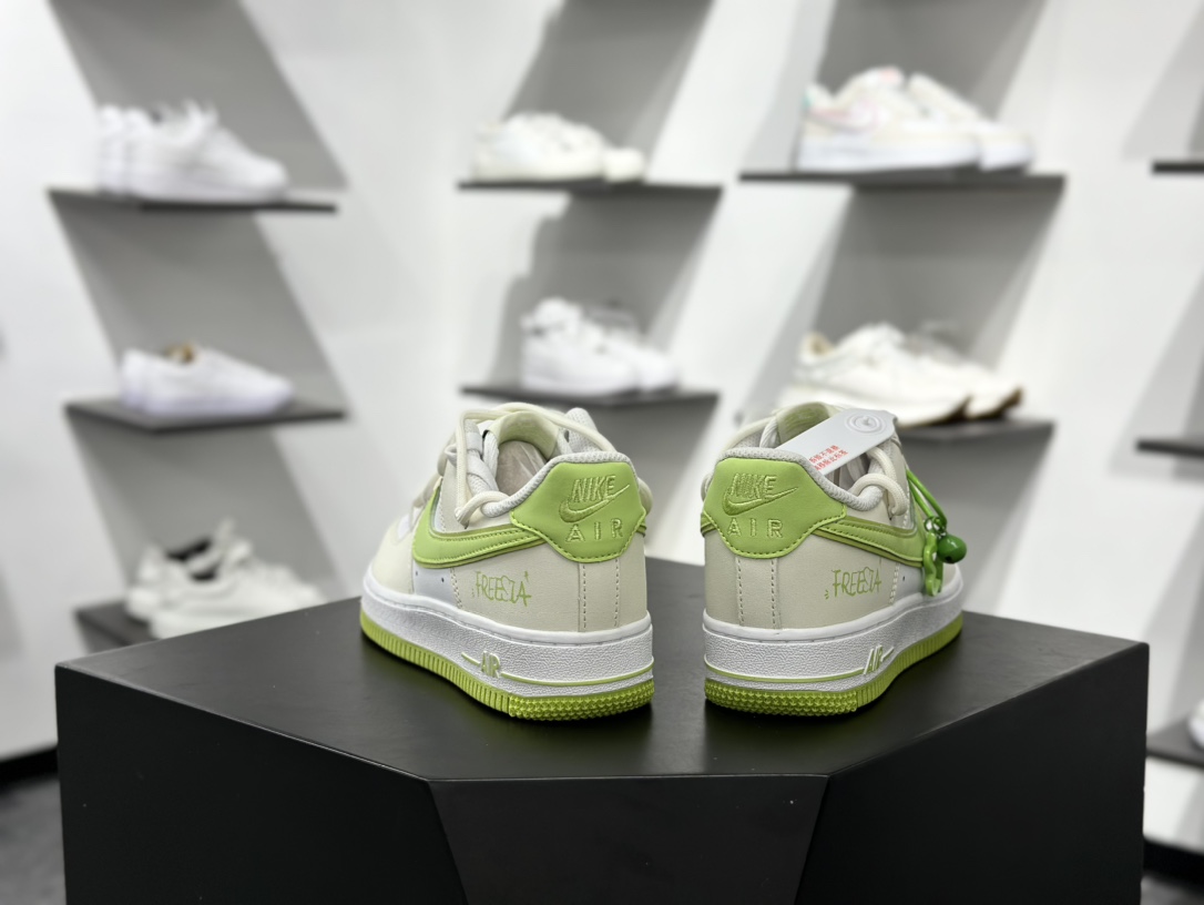 260 Nike Air Force 1 Low 07 春意盎然 白绿绑带  YY2023-315