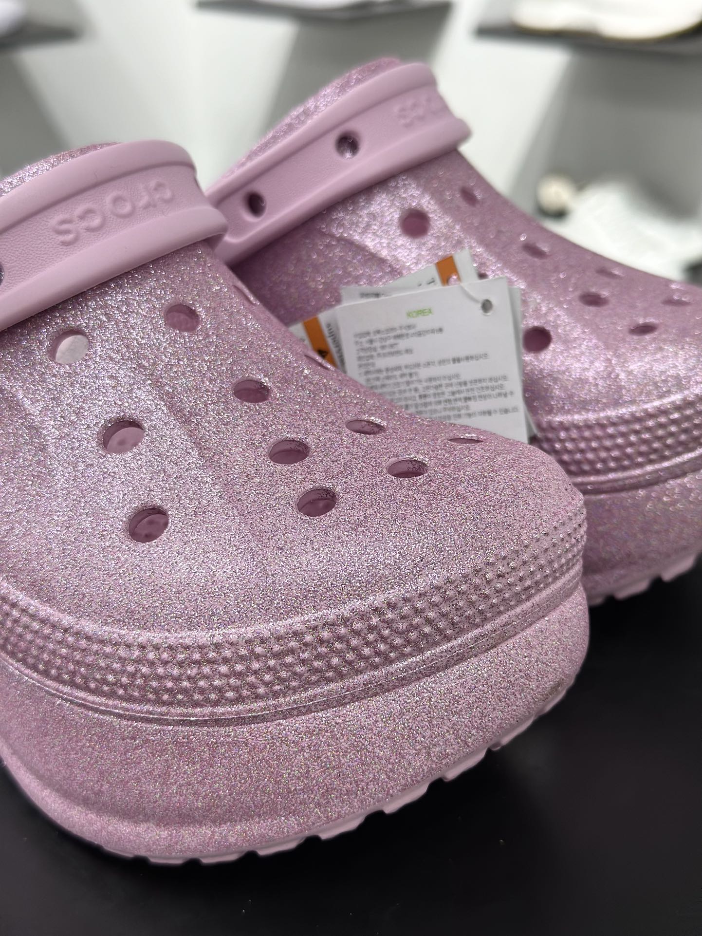 170 Crocs卡骆驰 bella clog EVA 舒适百搭 贝拉 联名 洞洞鞋 女款 石英粉   210080-005