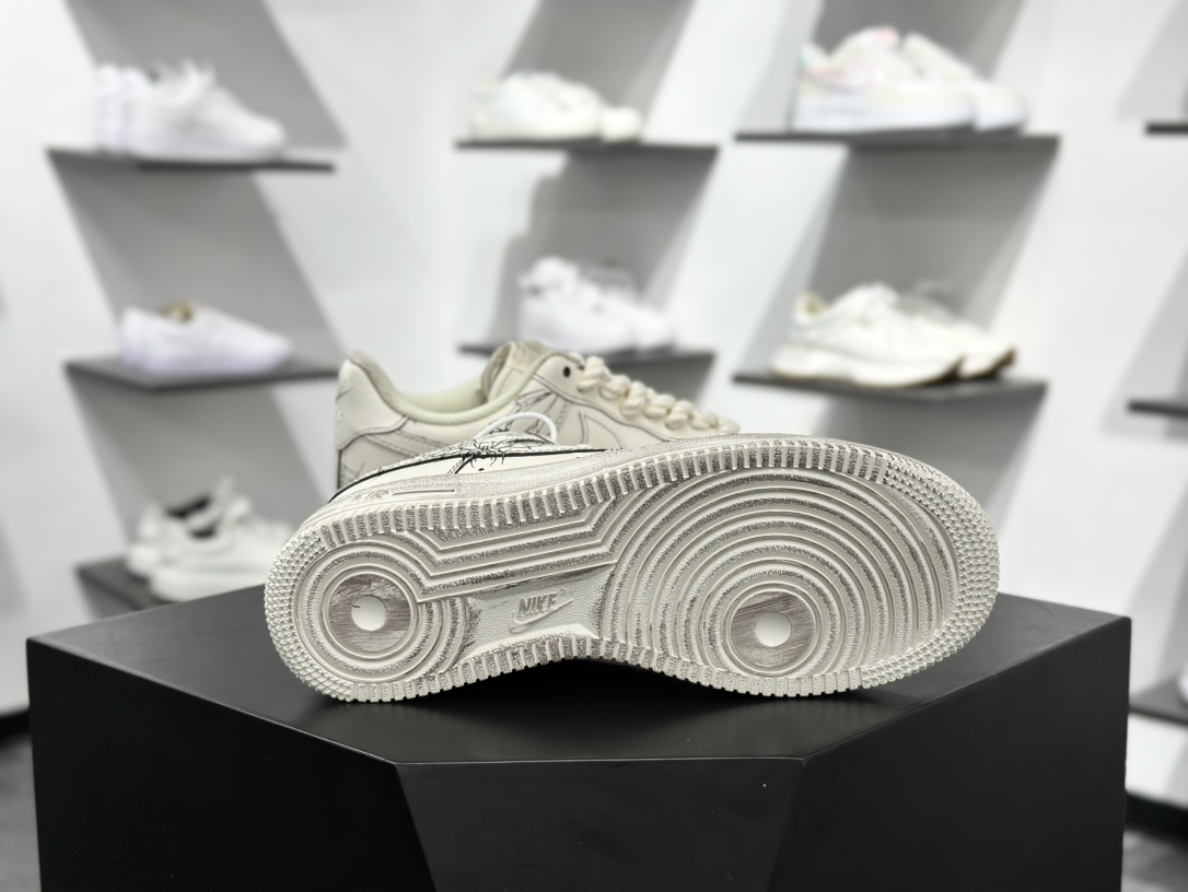 260 Nike Air Force 1'07 Low 古宅蛛网 空军一号低帮休闲板鞋 315221-333