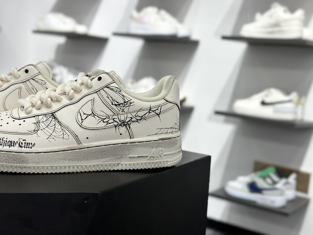 260 Nike Air Force 1'07 Low 古宅蛛网 空军一号低帮休闲板鞋 315221-333