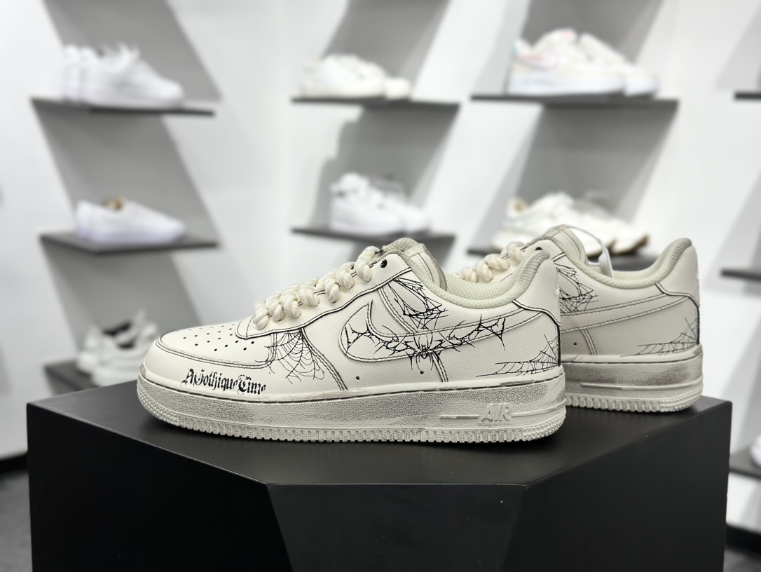 260 Nike Air Force 1'07 Low 古宅蛛网 空军一号低帮休闲板鞋 315221-333