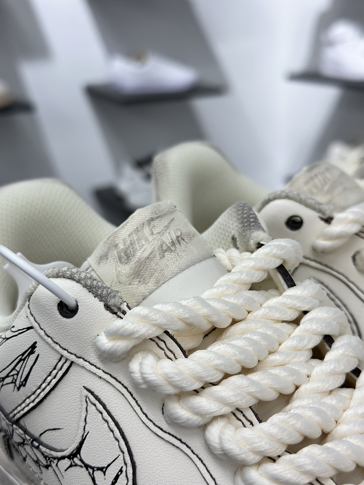 260 Nike Air Force 1'07 Low 古宅蛛网 空军一号低帮休闲板鞋 315221-333