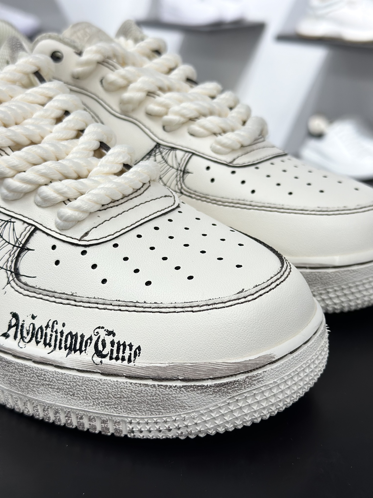 260 Nike Air Force 1'07 Low 古宅蛛网 空军一号低帮休闲板鞋 315221-333