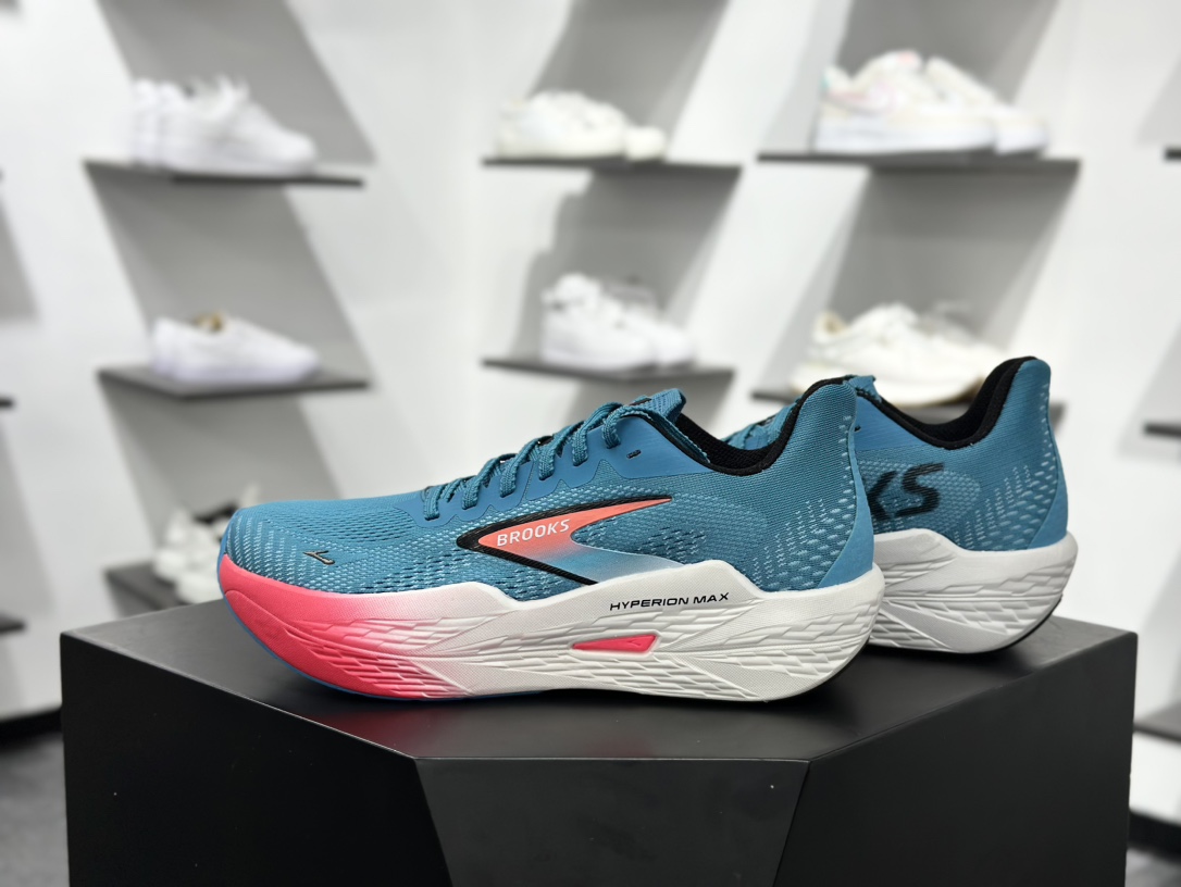 180 Brooks Hyperion Max 2 布鲁克斯 烈风2系列低帮透气缓震支撑休闲运动慢跑鞋  110434 1D 408