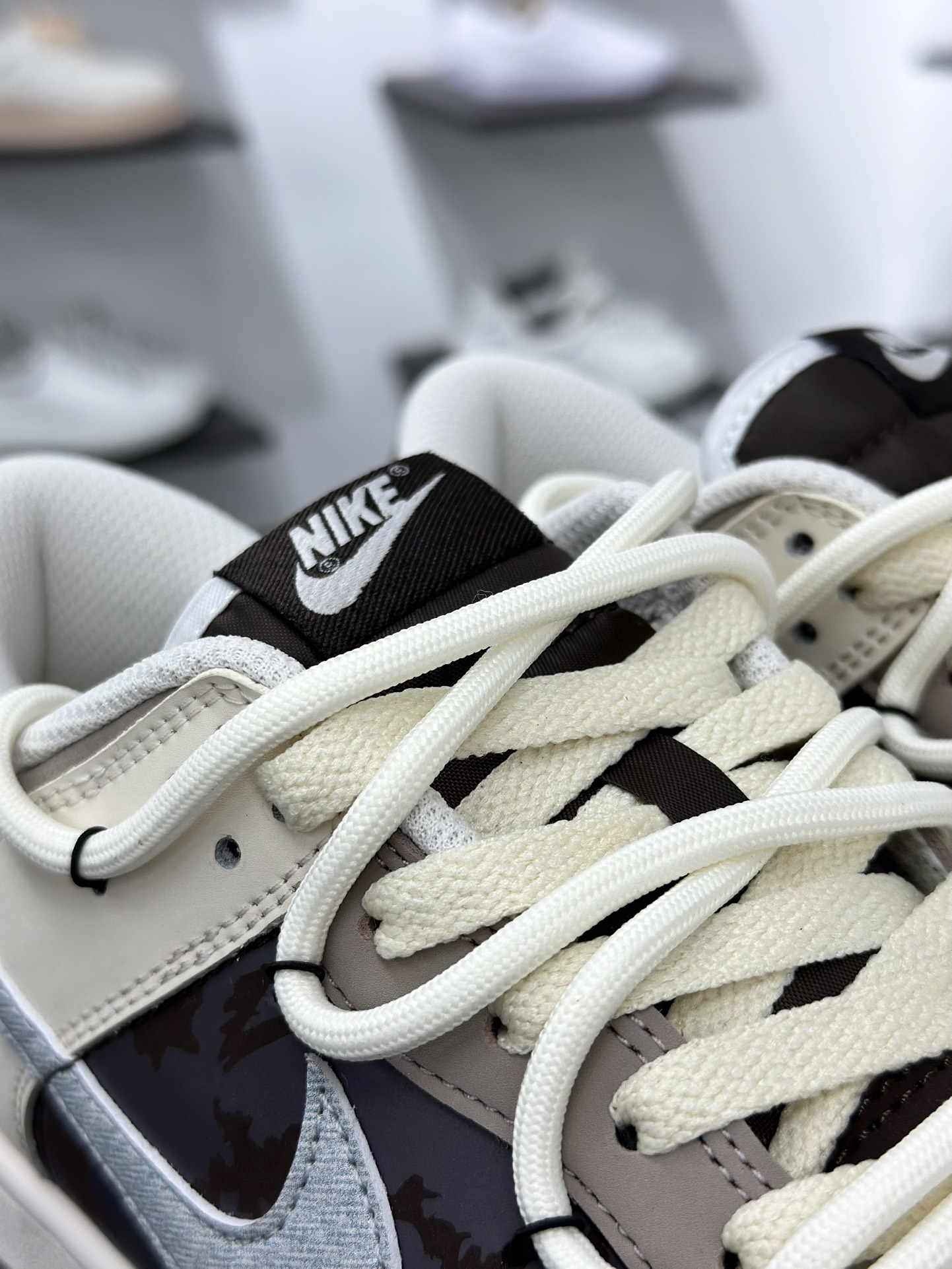 280 Nike SB Dunk Low 考拉派对 奶油风 美拉德 解构贴布 米白 HF4292-100