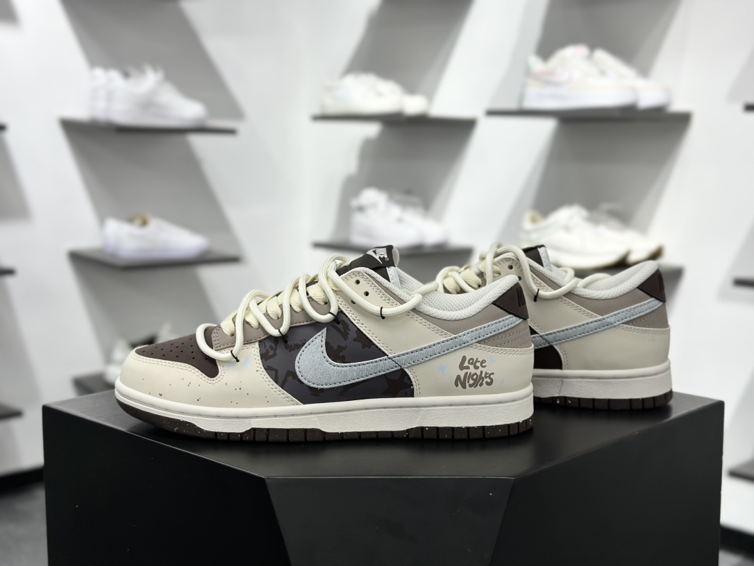 280 Nike SB Dunk Low 考拉派对 奶油风 美拉德 解构贴布 米白 HF4292-100
