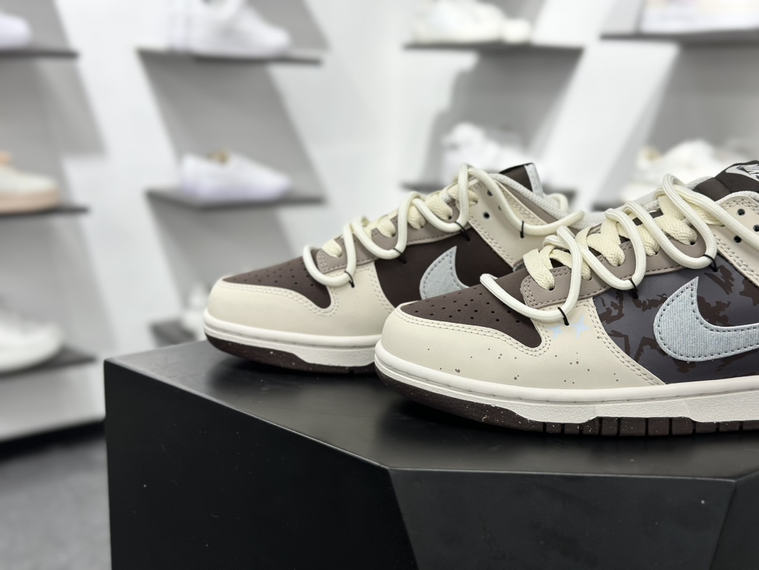 280 Nike SB Dunk Low 考拉派对 奶油风 美拉德 解构贴布 米白 HF4292-100