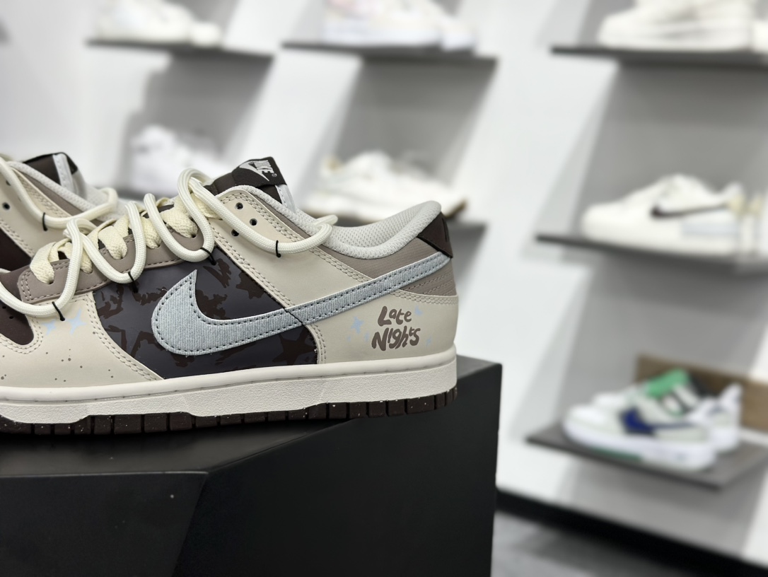 280 Nike SB Dunk Low 考拉派对 奶油风 美拉德 解构贴布 米白 HF4292-100