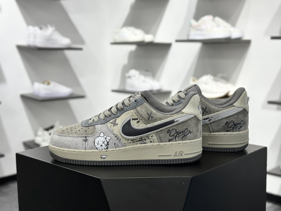 260 Nike Air Force 1 “Dark Skull”空军一号定制低帮板鞋 YD2425-660