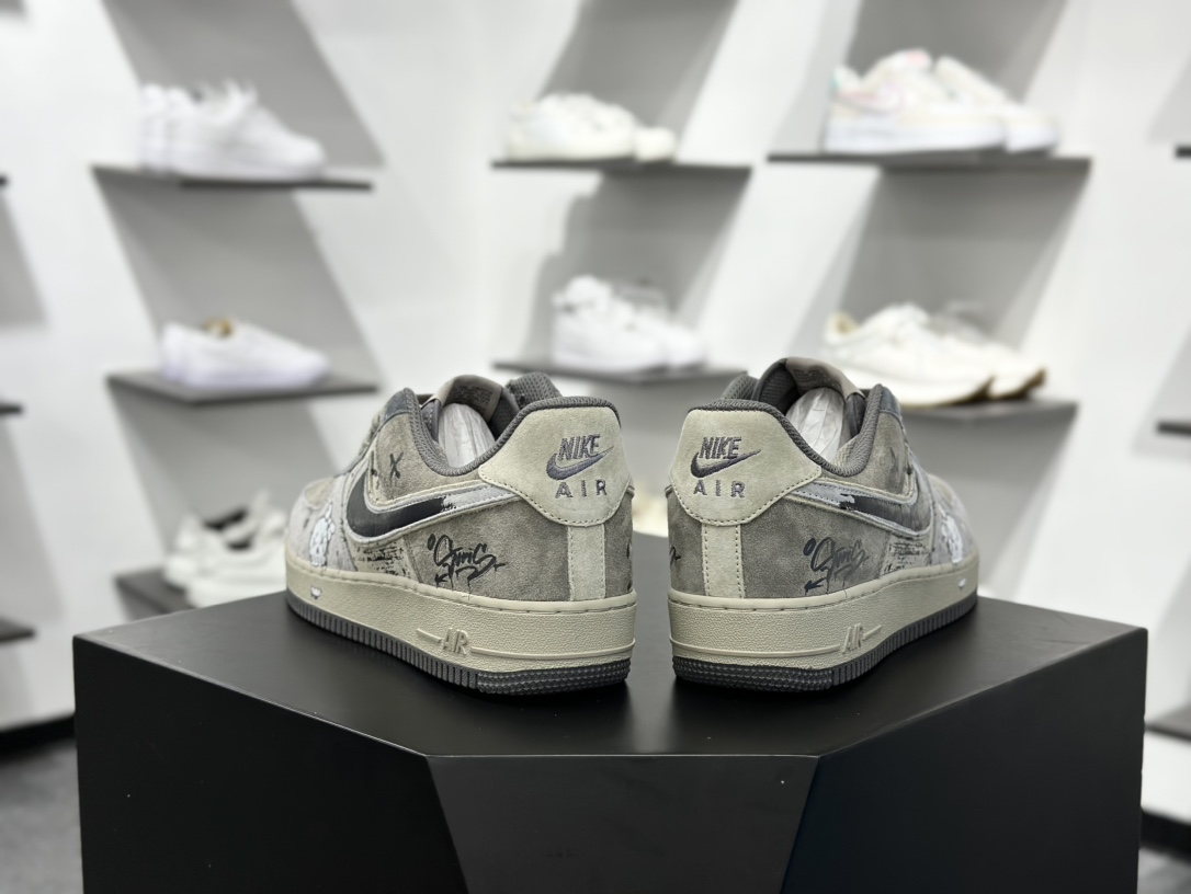 260 Nike Air Force 1 “Dark Skull”空军一号定制低帮板鞋 YD2425-660
